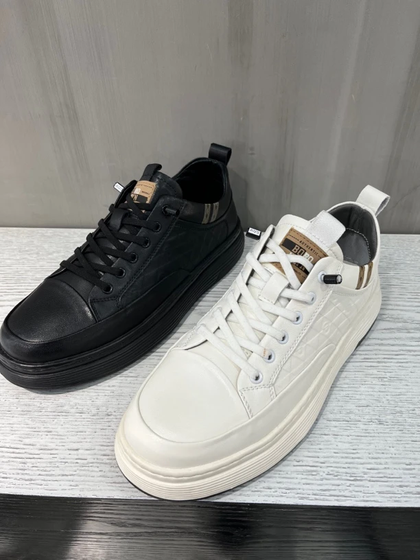 男鞋炸福利！牛皮超轻发泡底时尚百搭休闲鞋283835