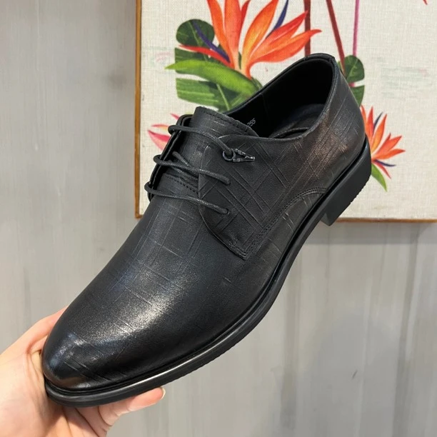 男鞋爆款！里外头层牛皮软底商务正单鞋201373