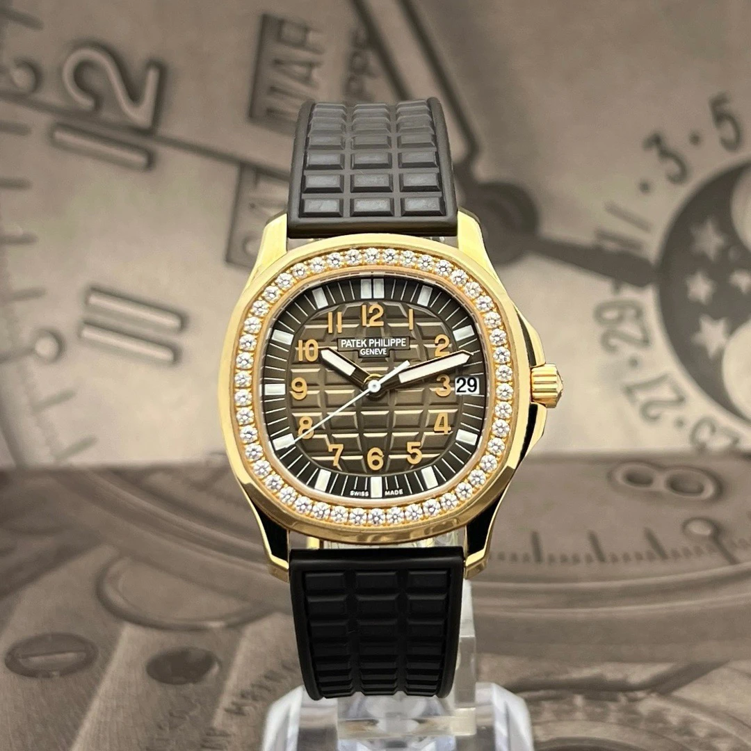 95新 Patek Philippe/百达翡丽 玫瑰金手雷原钻/35.6mm公价343800