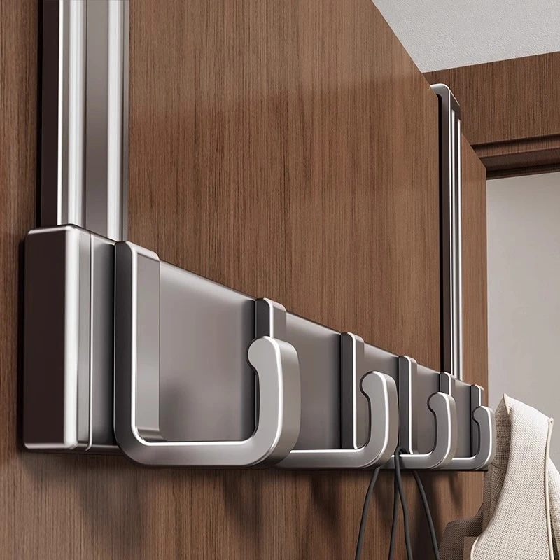 门后挂钩衣服挂架卧室挂衣架免打孔壁挂强力浴室墙上置物收纳神器