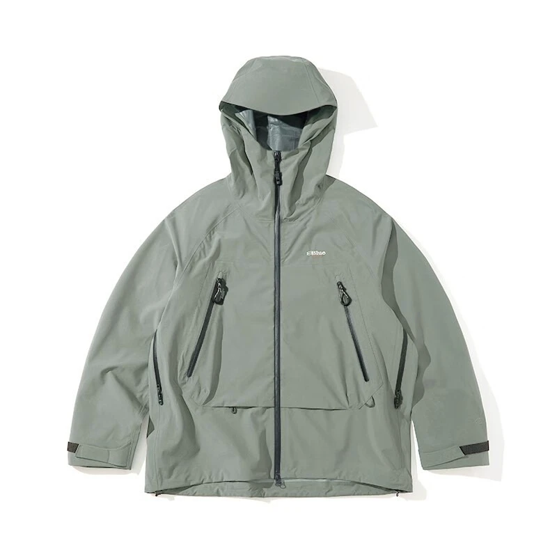 蓝岐景行者一代运动户外压胶冲锋衣防水连帽情侣外套男女