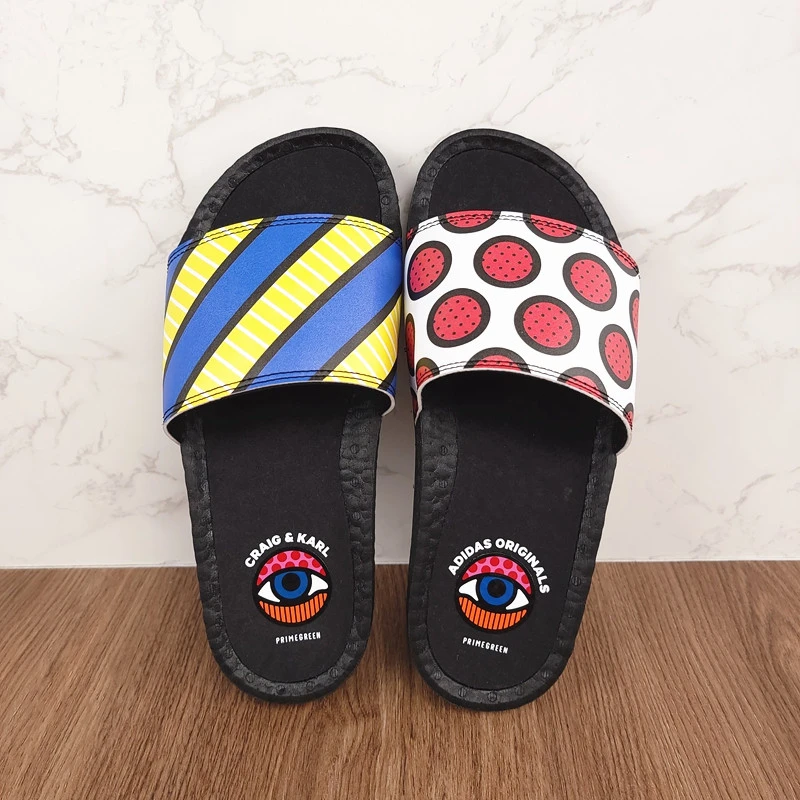 阿迪达斯 三叶草 BOOST 男女缓震舒适夏季时尚百搭拖鞋 GY5351