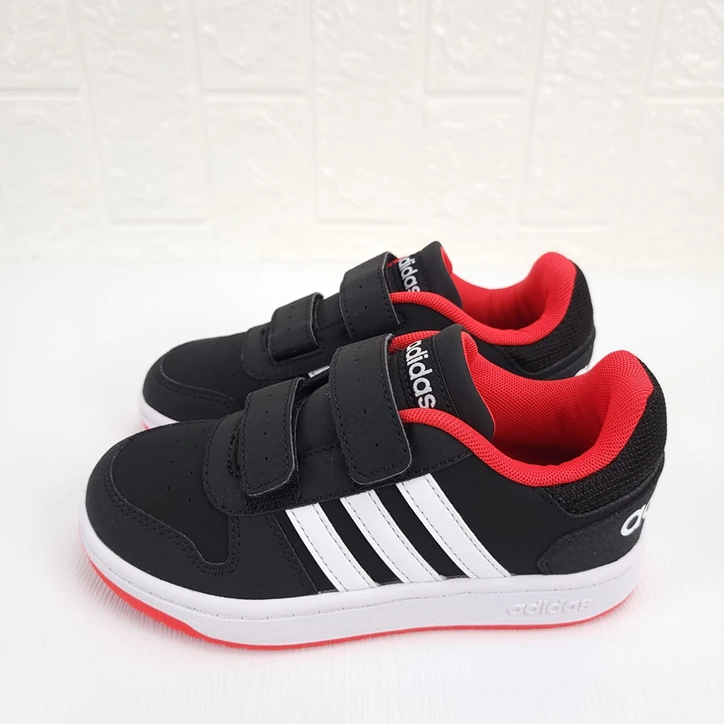 Adidas 阿迪达斯 儿童春秋经典百搭防滑耐磨魔术贴休闲板鞋B75960