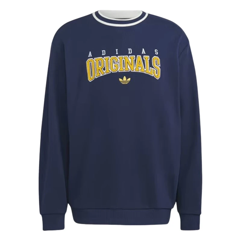 Adidas 阿迪达斯 三叶草 男款运动休闲时尚圆领套头衫卫衣 HF9224