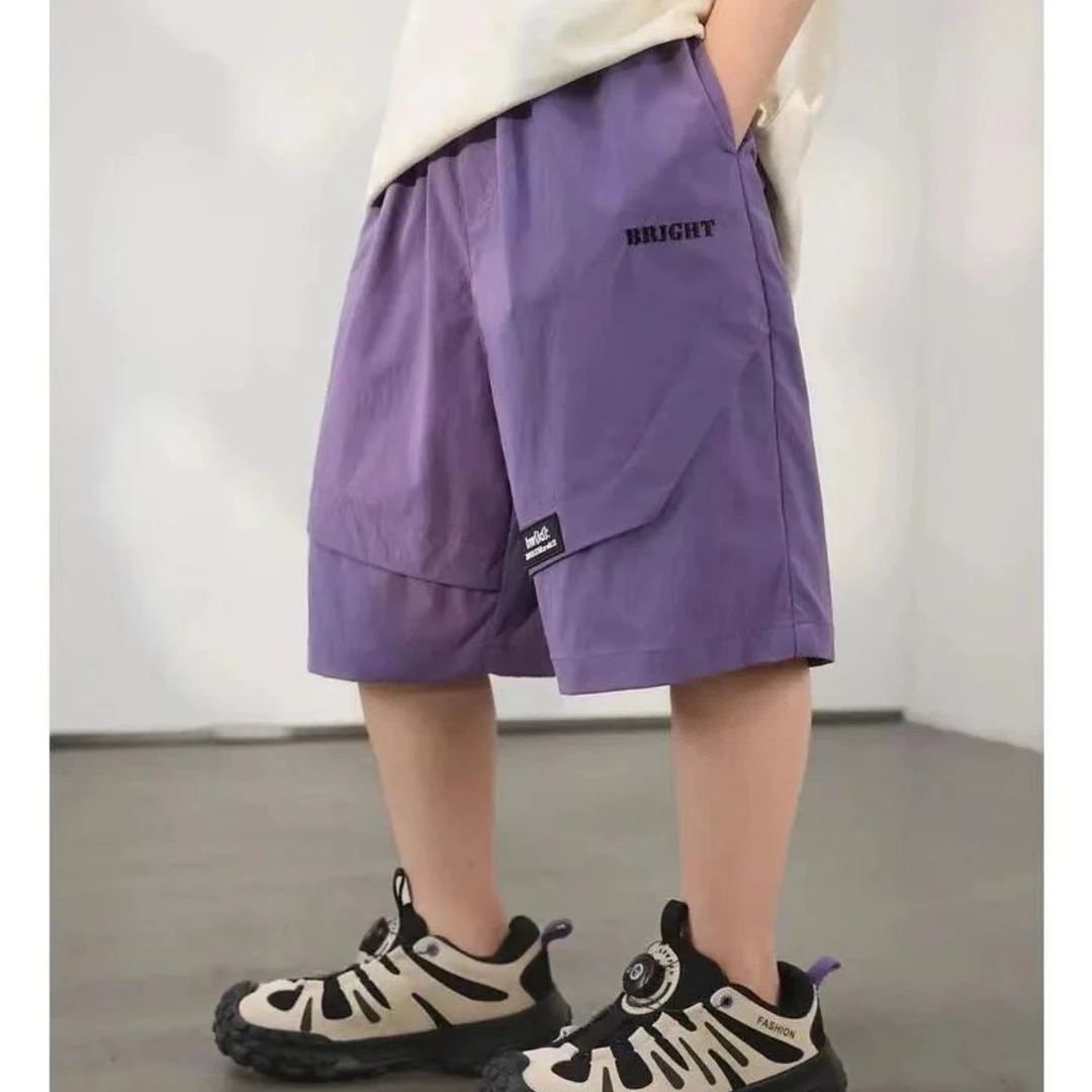 男童夏季薄款工装速干五分裤儿童休闲宽松短裤儿童节洋气中大童