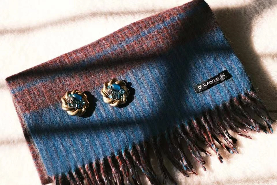 Qoo日制韩版围巾披肩