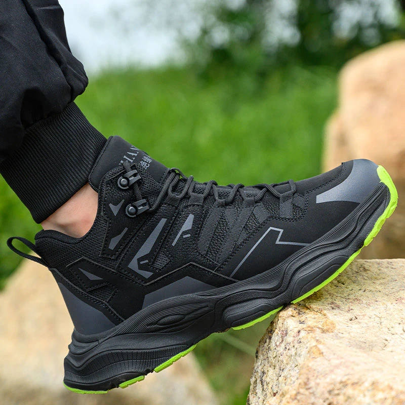 高帮超轻劳保鞋男士防砸防刺穿绝缘轻便电工绝缘可过安检门防护靴