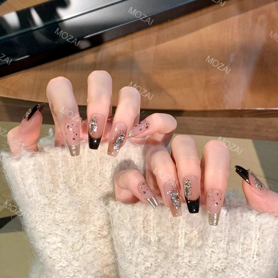 【落叶知秋】茉哉纯手工定制美甲可拆卸穿戴甲A1647/A1648/A1649