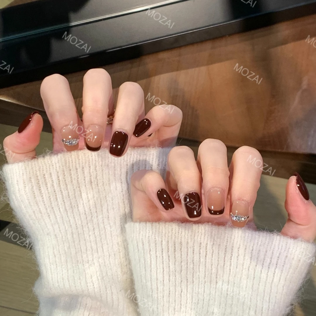 【可可西里】茉哉纯手工定制美甲可拆卸穿戴甲A1817/A1818