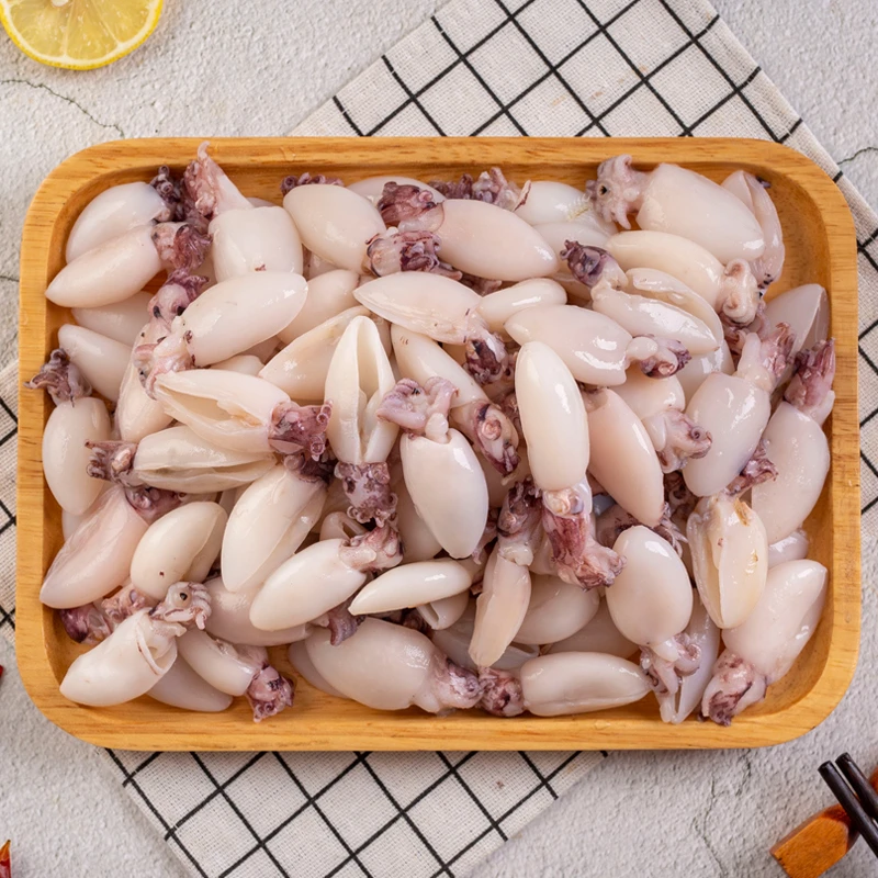 墨鱼仔生鲜冷冻商用批发海鲜目鱼仔墨斗鱼乌贼冻小鱿鱼仔新鲜 4斤