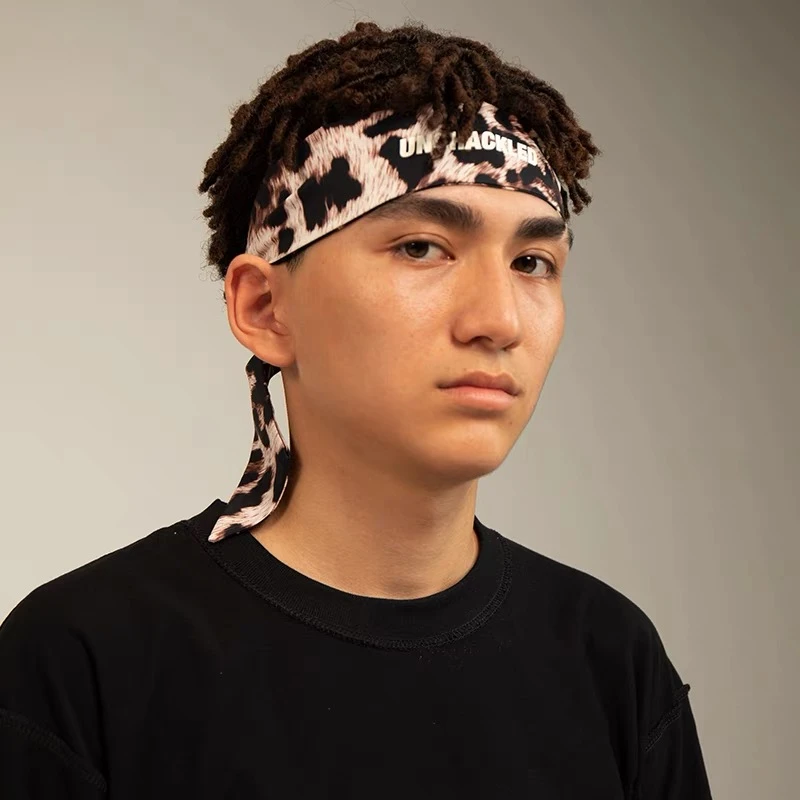UNSHACKLED动物系列篮球发带豹纹宽运动吸汗男女通用百搭原创设计