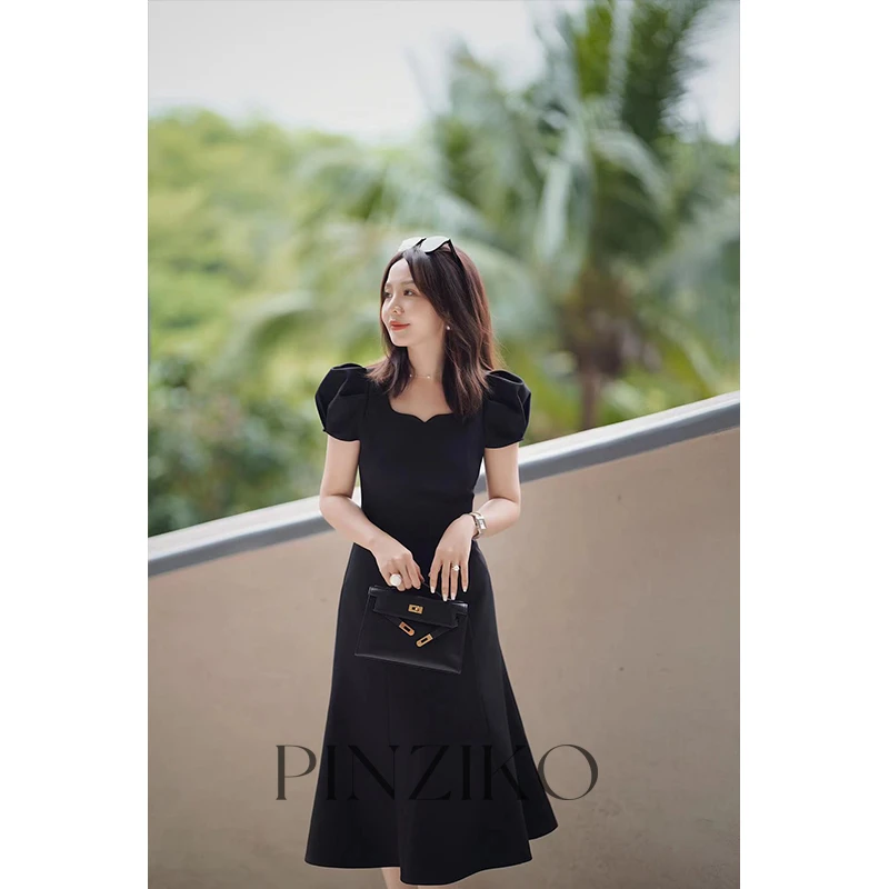【年终宠粉大促】【PINZIKO】海瑟薇~温柔气质简约连衣裙TJA256