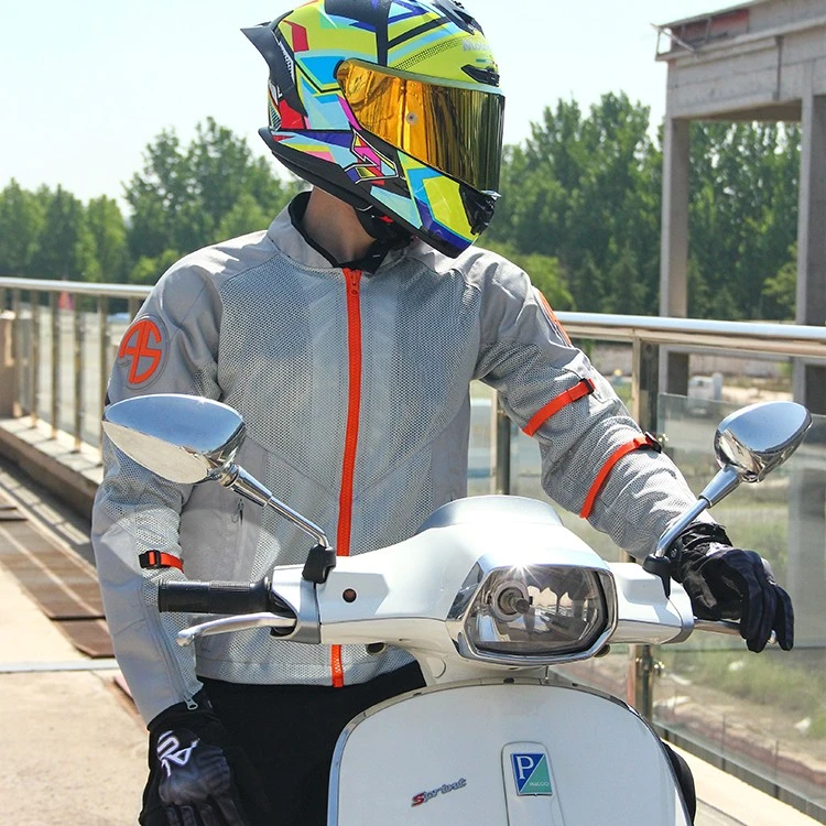 外星蜗牛突破者摩托车骑行服夏季网眼男女透气防摔通风赛车服夹克