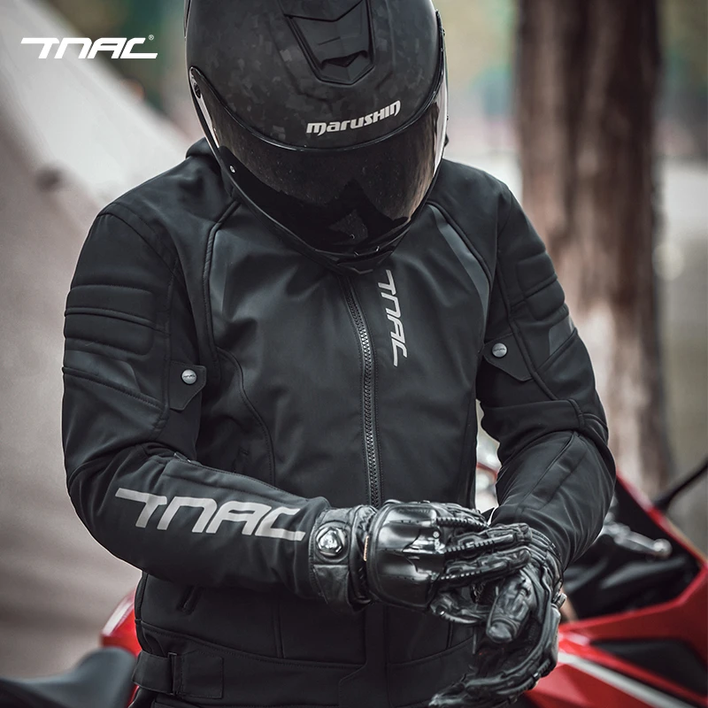 TNAC拓驰摩托车骑行服四季男女款透气防摔休闲四季机车夹克上衣