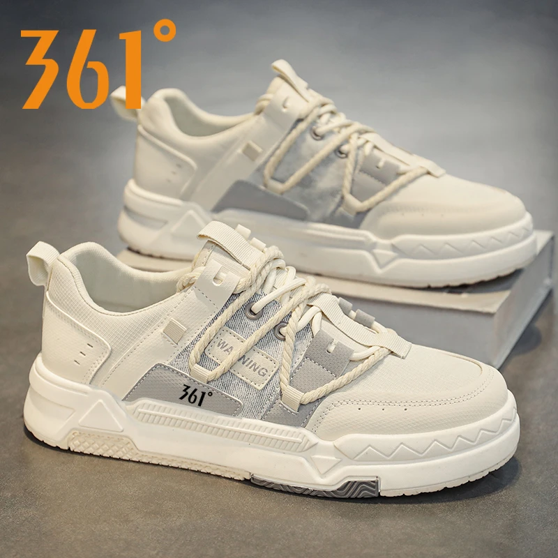 361°度男鞋2023秋冬学生小白板鞋运动跑步百搭休闲鞋子男款潮鞋