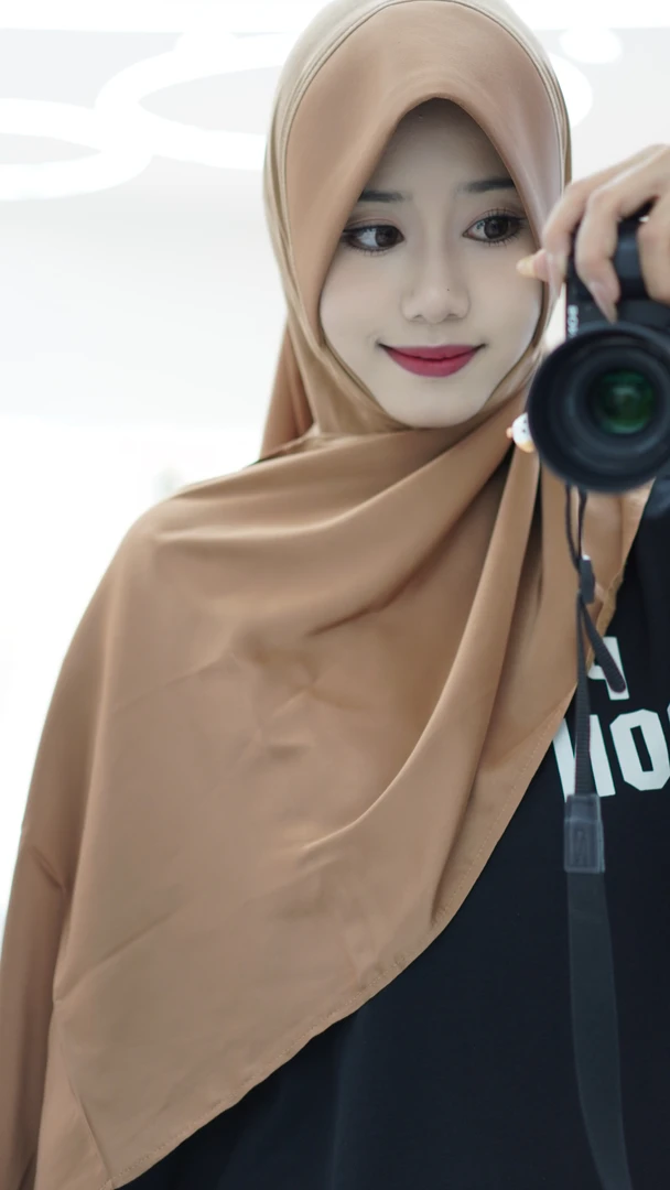 【安布拉】纯色缎面绕巾头巾（不退换！）