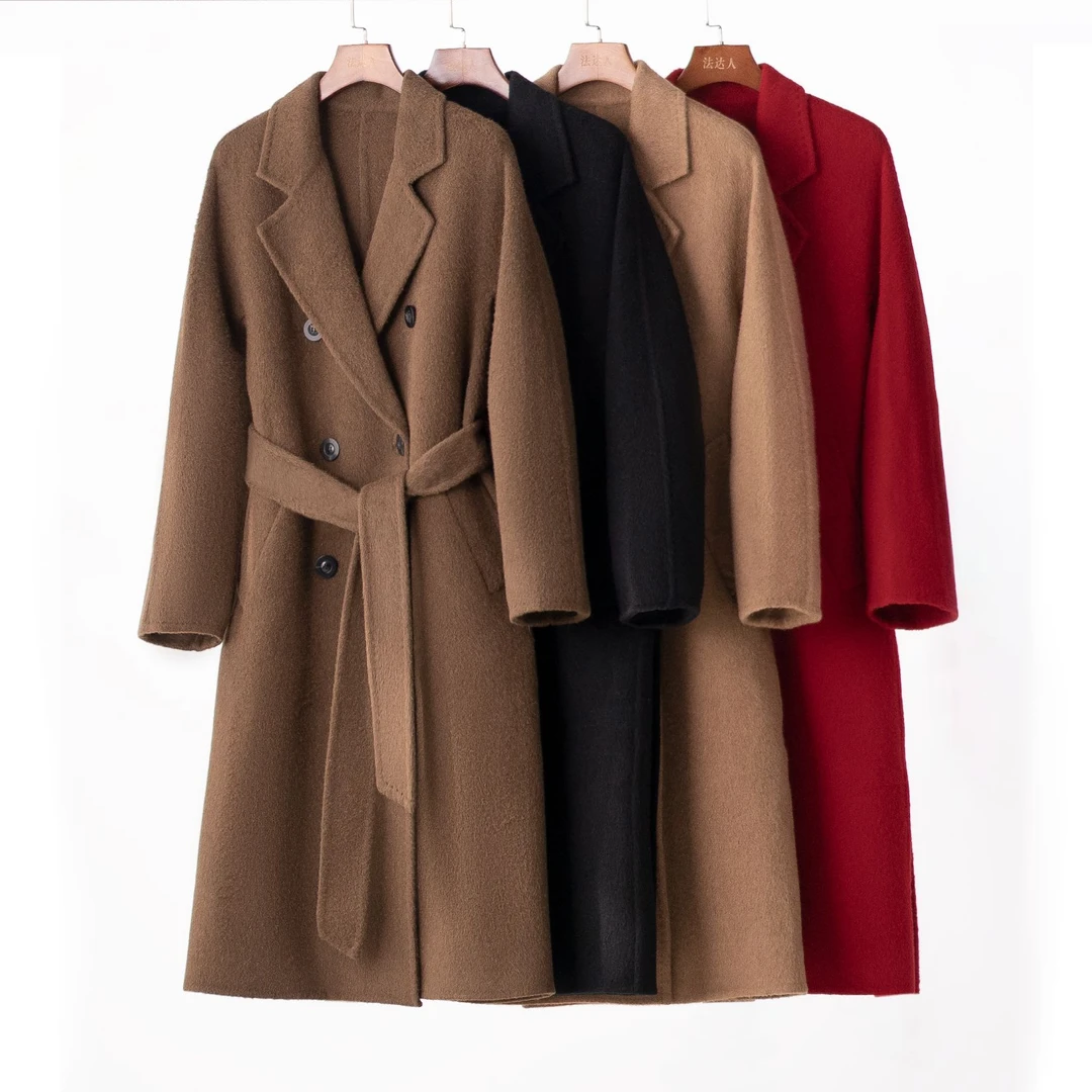 新品特惠【100%骆驼绒】加厚经典801此生必入Max高端双面驼绒大衣Y