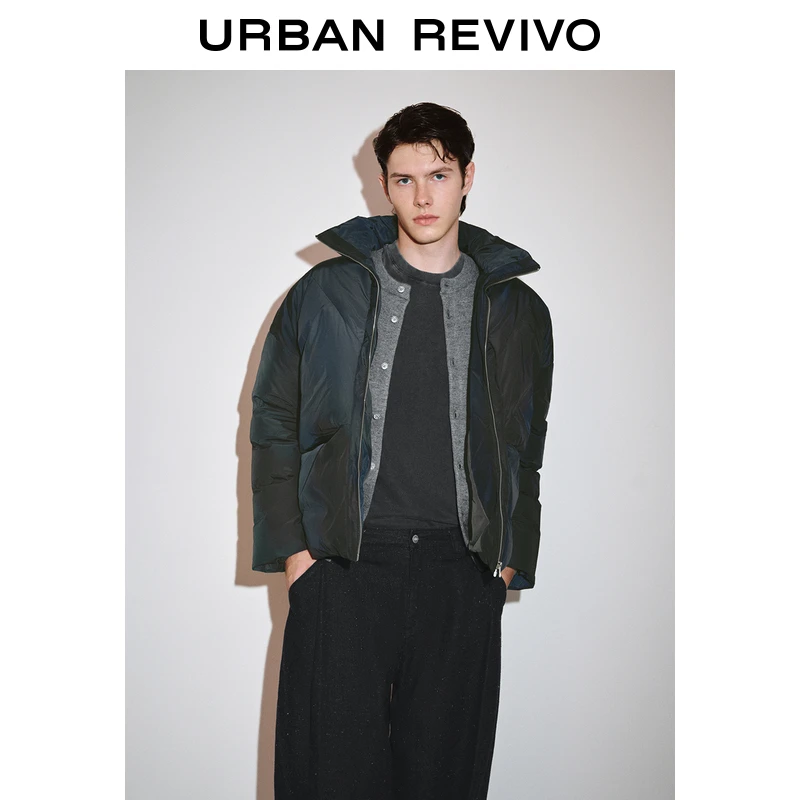 UR2024冬季新款男装时尚设计感保暖百搭立领棉服UMF140059