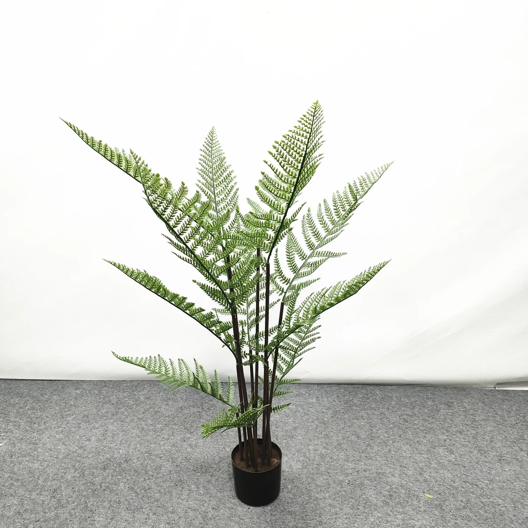 仿真绿植假波斯蕨室内客厅大件轻奢造景装饰展厅植物盆栽落地摆件