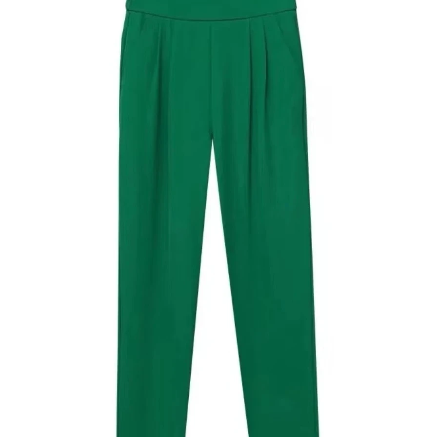 【静姐宠粉】绿品牌撤柜气质百搭时尚修身休闲裤K35 K322