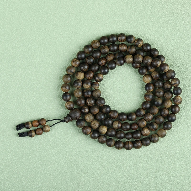 汇安文莱沉香32克8mm手串多圈 果香药香甜醇厚 正区天然