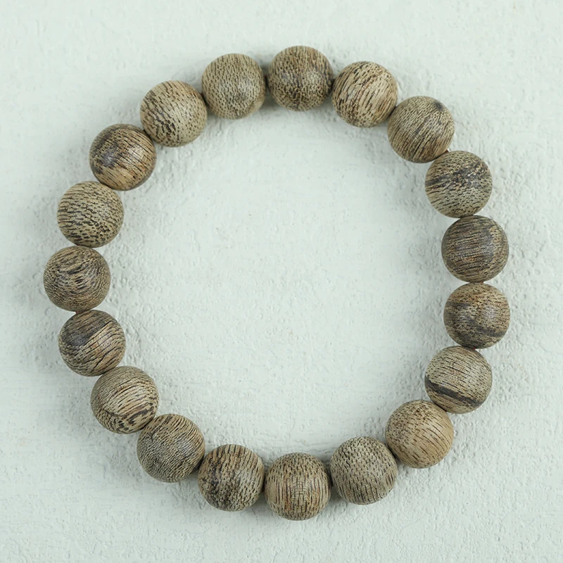 汇安文莱沉香10克11mm手串单圈【蛇腹纹】 药香甜醇厚 正区天然