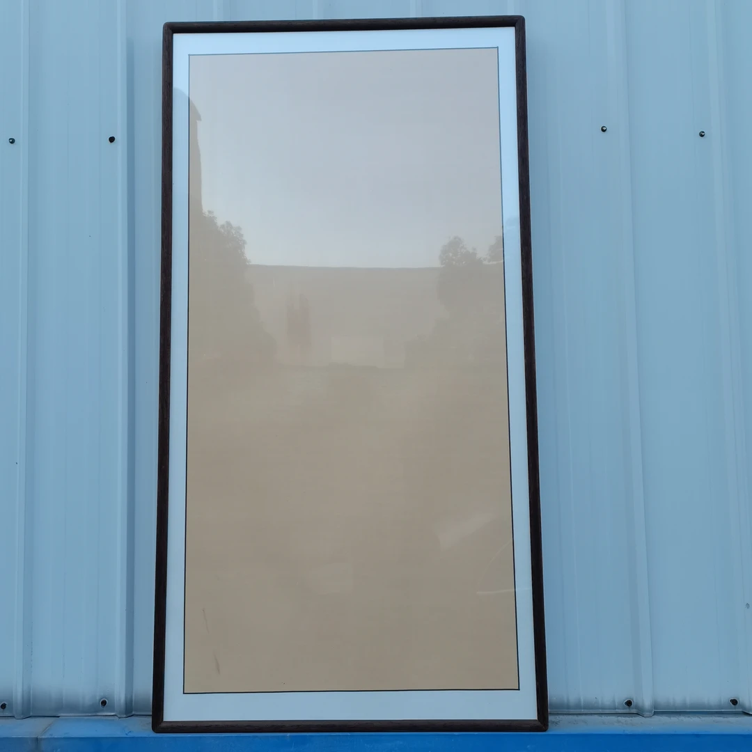 俊彩——78x150所罗门大叶紫檀实木画框【宣纸+镂空（开孔69x138）】