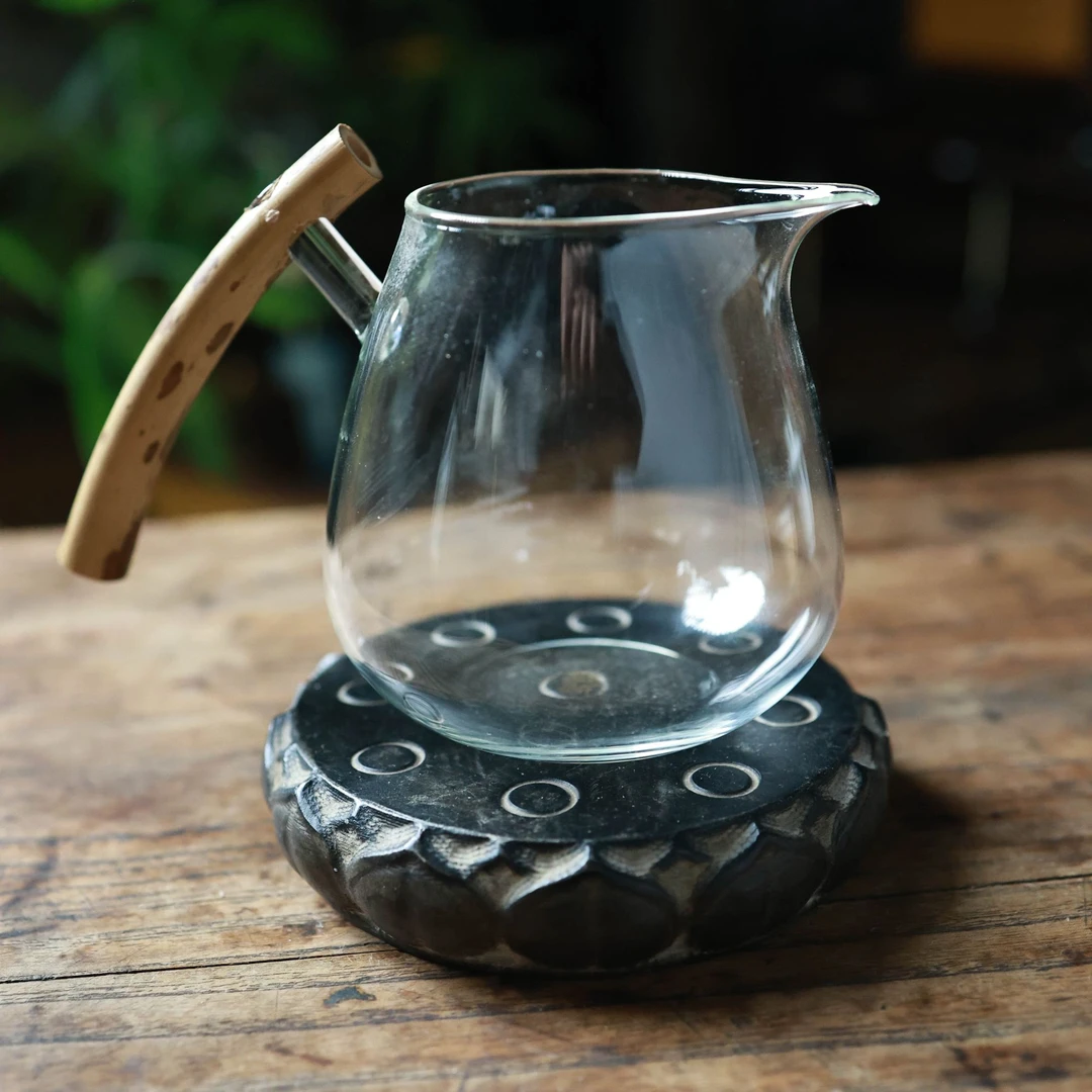 【细物慢造】云妃把手飞鸟玻璃公杯（PY202）