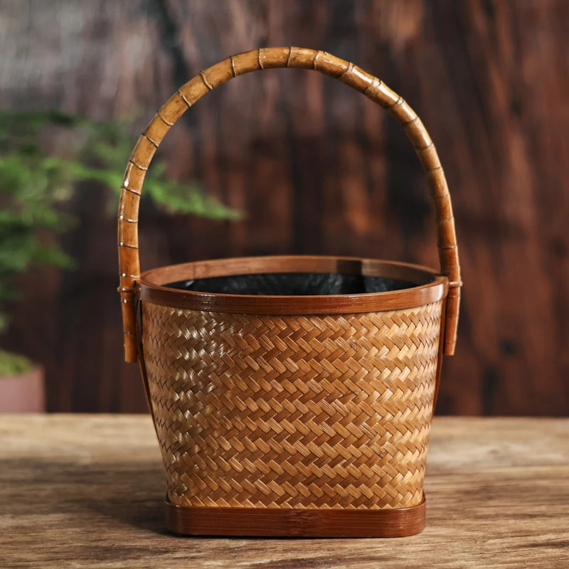 【细物慢造】大漆竹编碳篓（TC142-6）