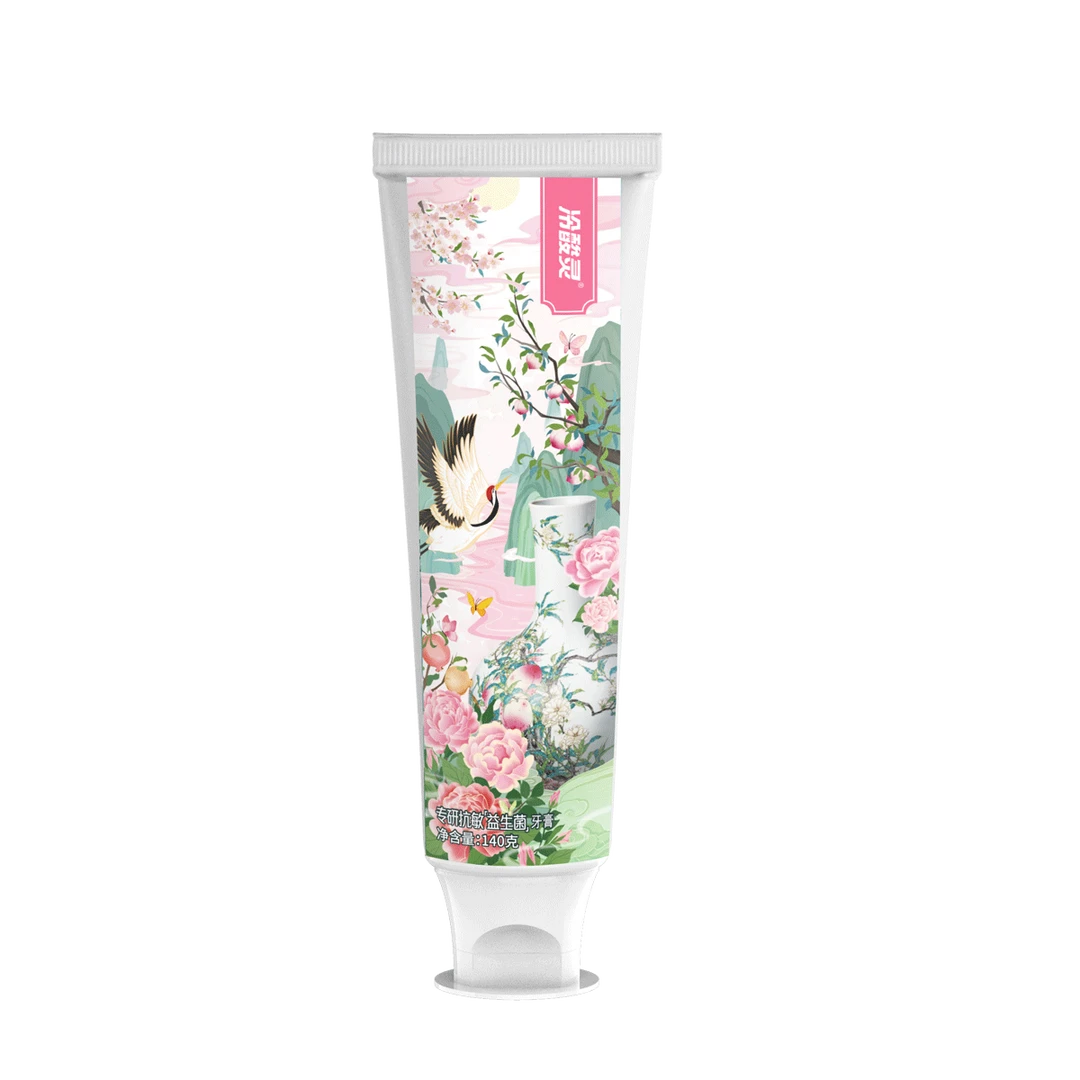 140g益生菌白桃牙膏一支