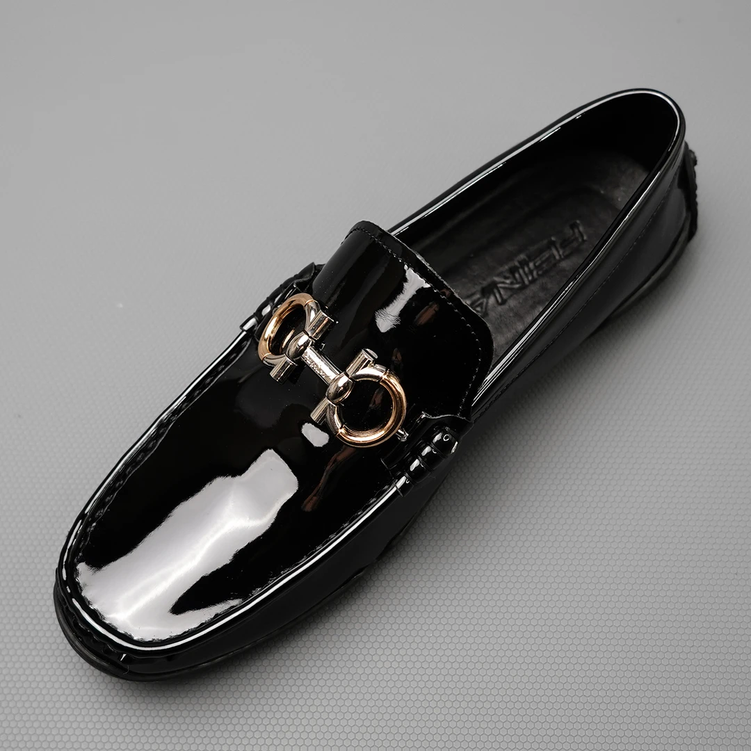 直播间专属/时尚亮皮休闲豆豆鞋潮流百搭舒适软皮休闲皮鞋乐福鞋