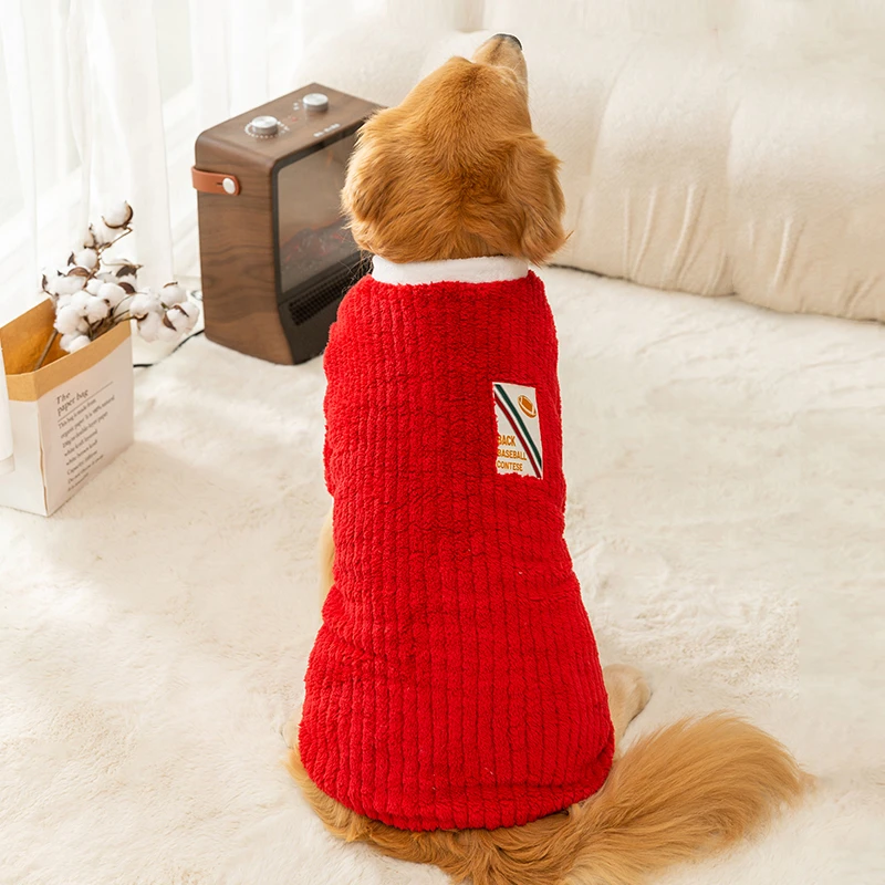 嬉皮狗——大狗衣服秋冬款阿拉斯加萨摩耶中大型犬加厚绒衣保暖2343