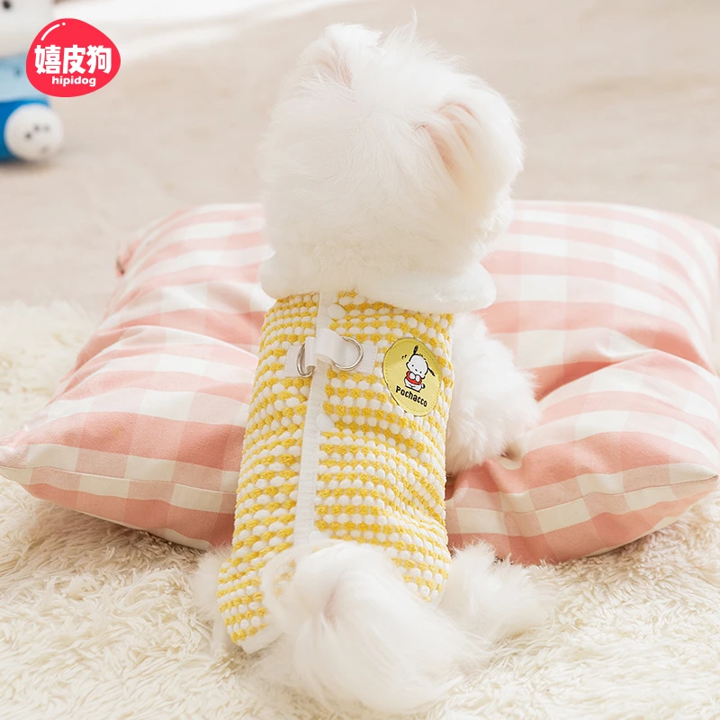 [达人]秋冬季狗狗帕恰狗正品联名系列马甲小型犬泰迪宠物衣服0346
