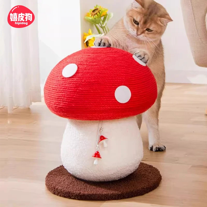 [达人]猫咪立体猫爬猫抓板耐磨不掉屑剑麻暹罗猫爪板立式磨爪8739