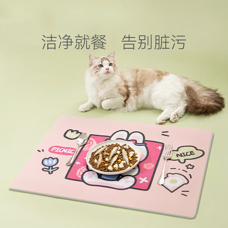 [达人]宠物餐垫猫咪狗狗吃饭垫防尿防水防滑防漏pvc大号用品2224