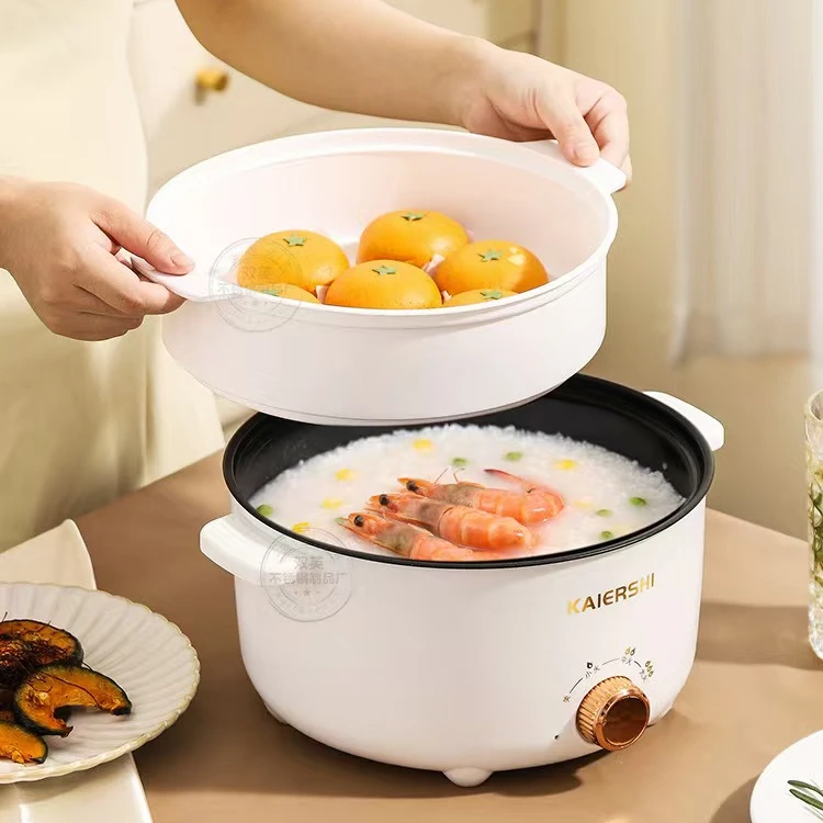 家用电煮锅多功能煮锅电火锅电火锅煮锅小电煮锅煎炒蒸煮电煮锅