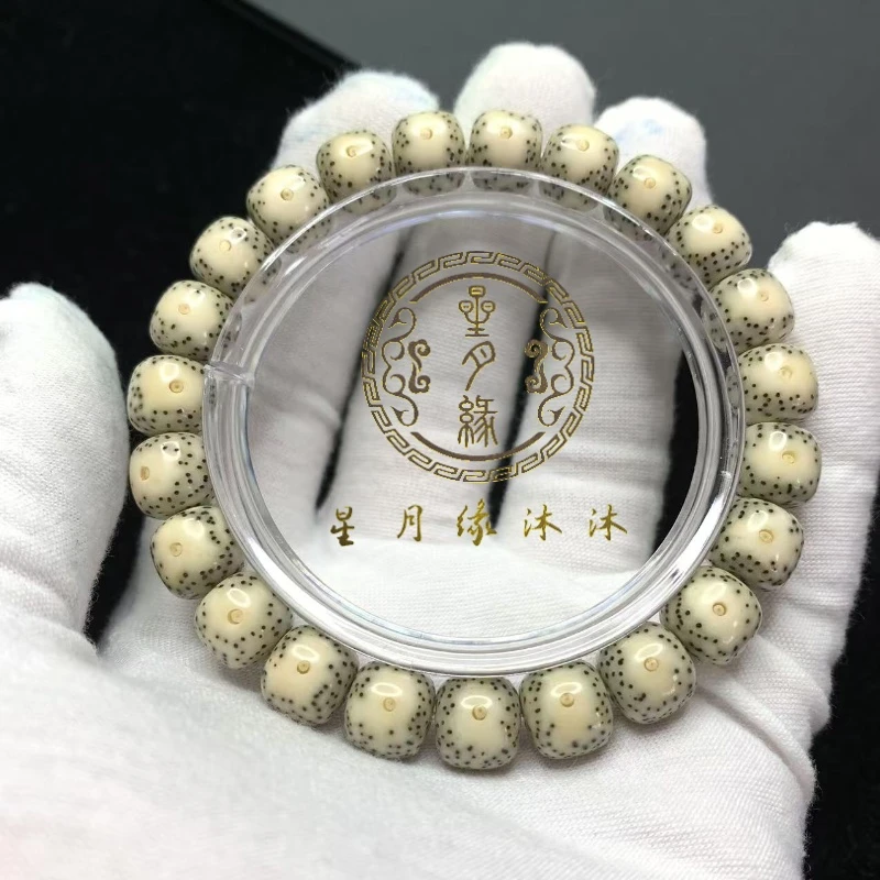 A49海南原生态星月菩提黄金瞳大眼睛10*9mm文玩好物