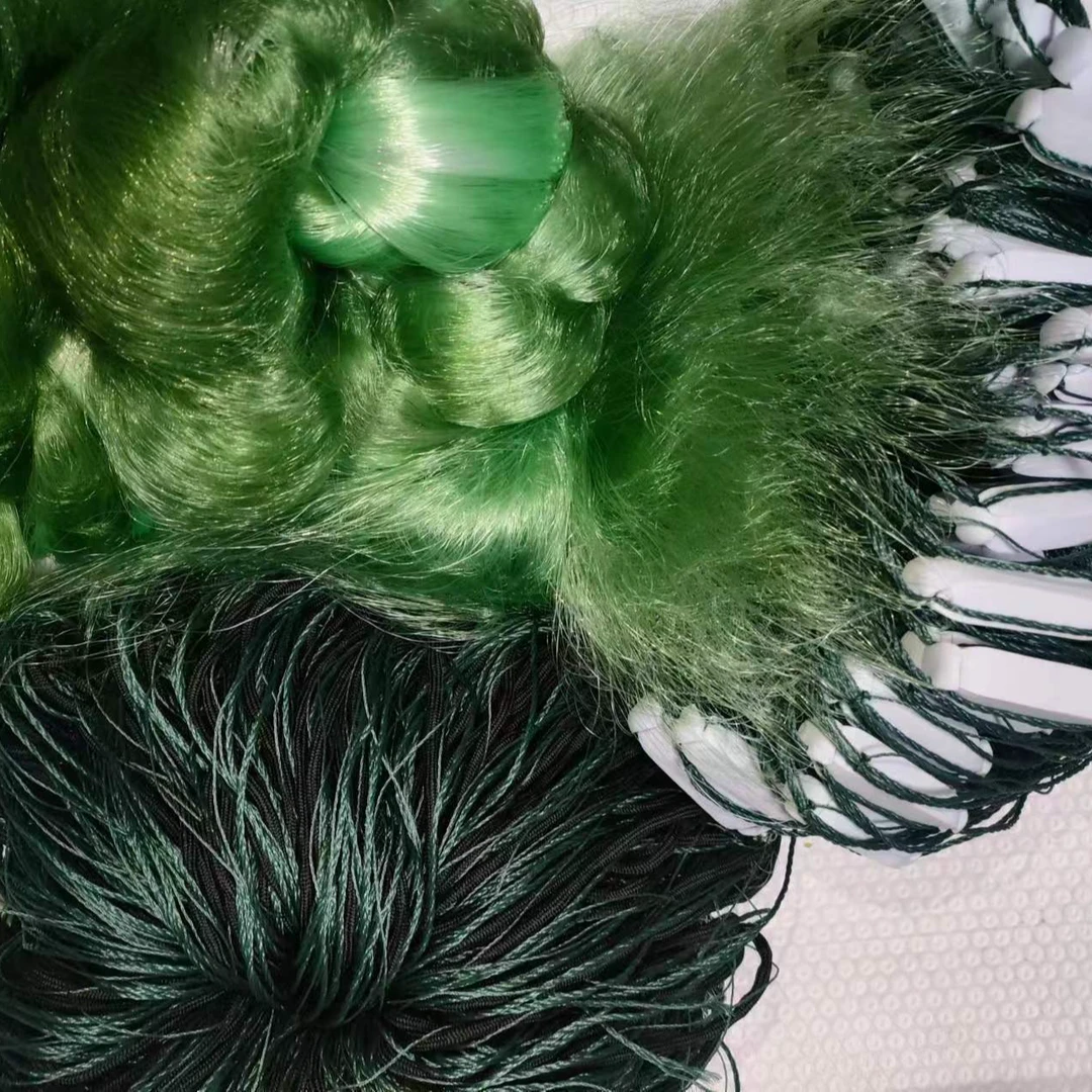 翡翠丝细线柔软高强三层捕鱼丝粘鱼网小型三层粘鱼网渔网大小通吃