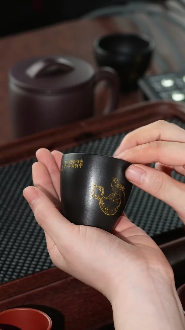【闪购商品】紫砂茶杯宜兴原矿紫砂蜂鸟