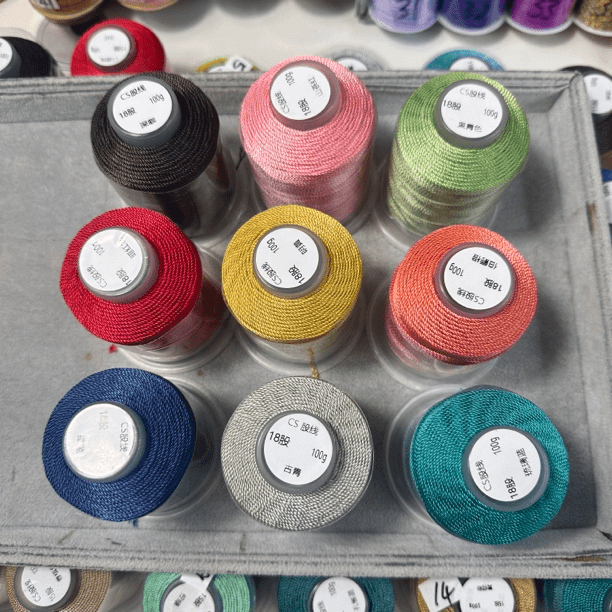 18股cs股线100克莫兰迪绳子9个装手链项链diy编绳材料包
