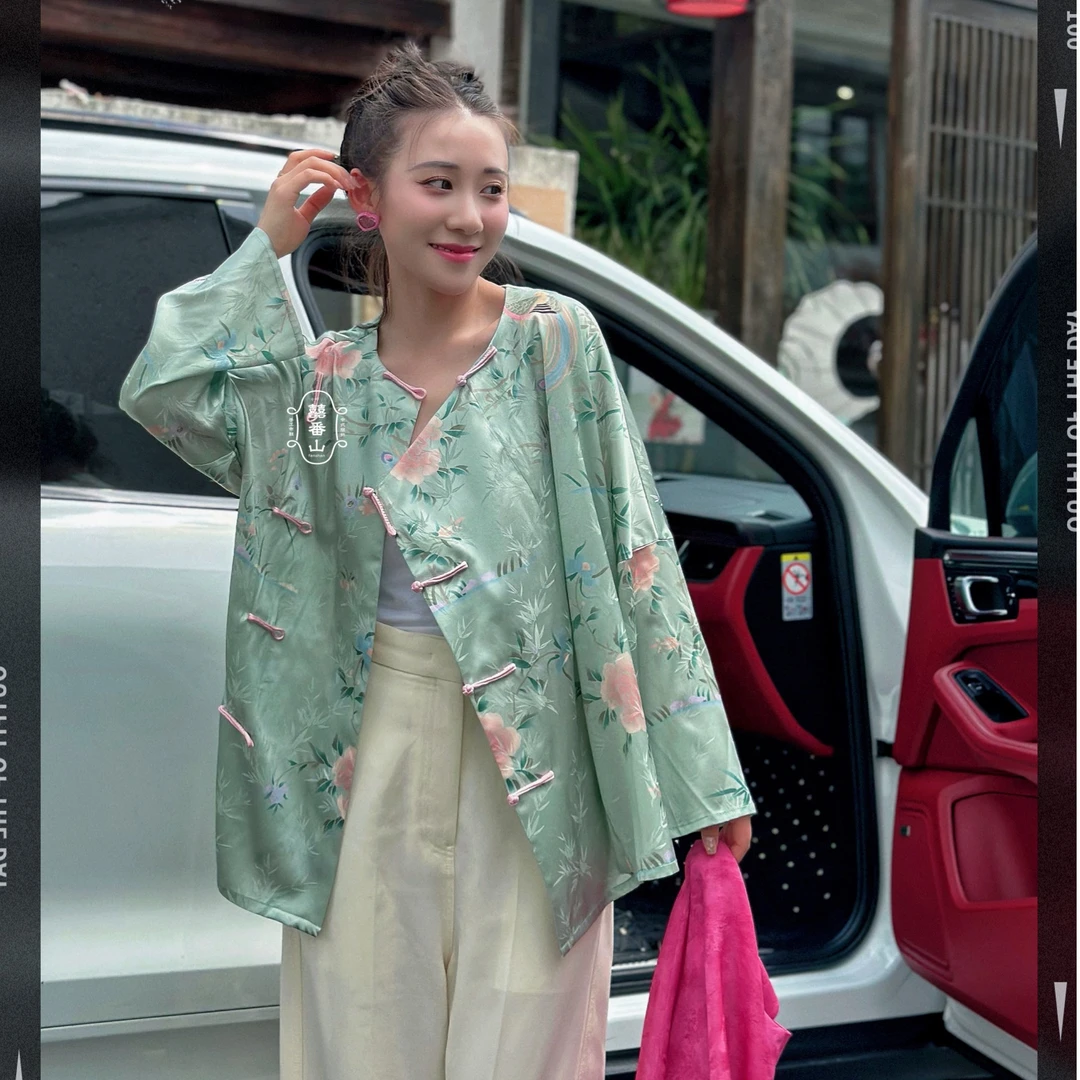 【囍番山·2025·夏季】夏日芍药·国风小衫