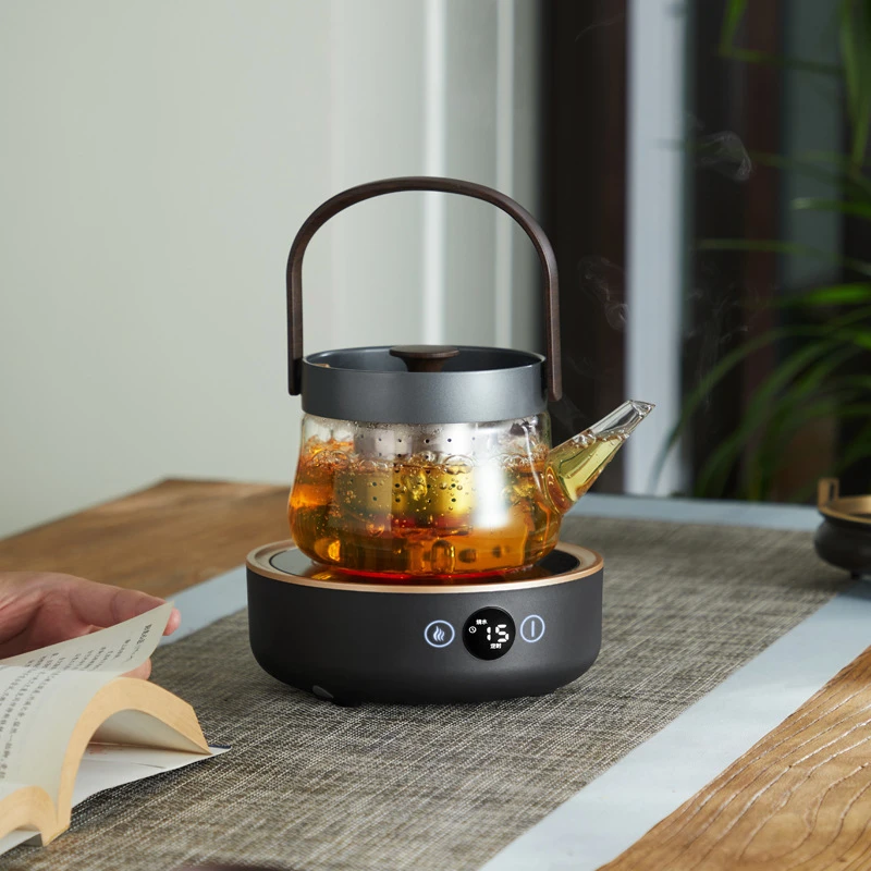 【鼎牌】静音电陶炉煮茶器玻璃煮茶壶烧水壶白茶黑茶普洱茶煮茶炉