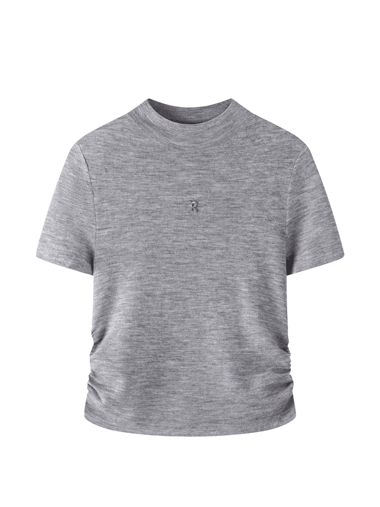 2024秋季半高领短款打底针织衫女40728019