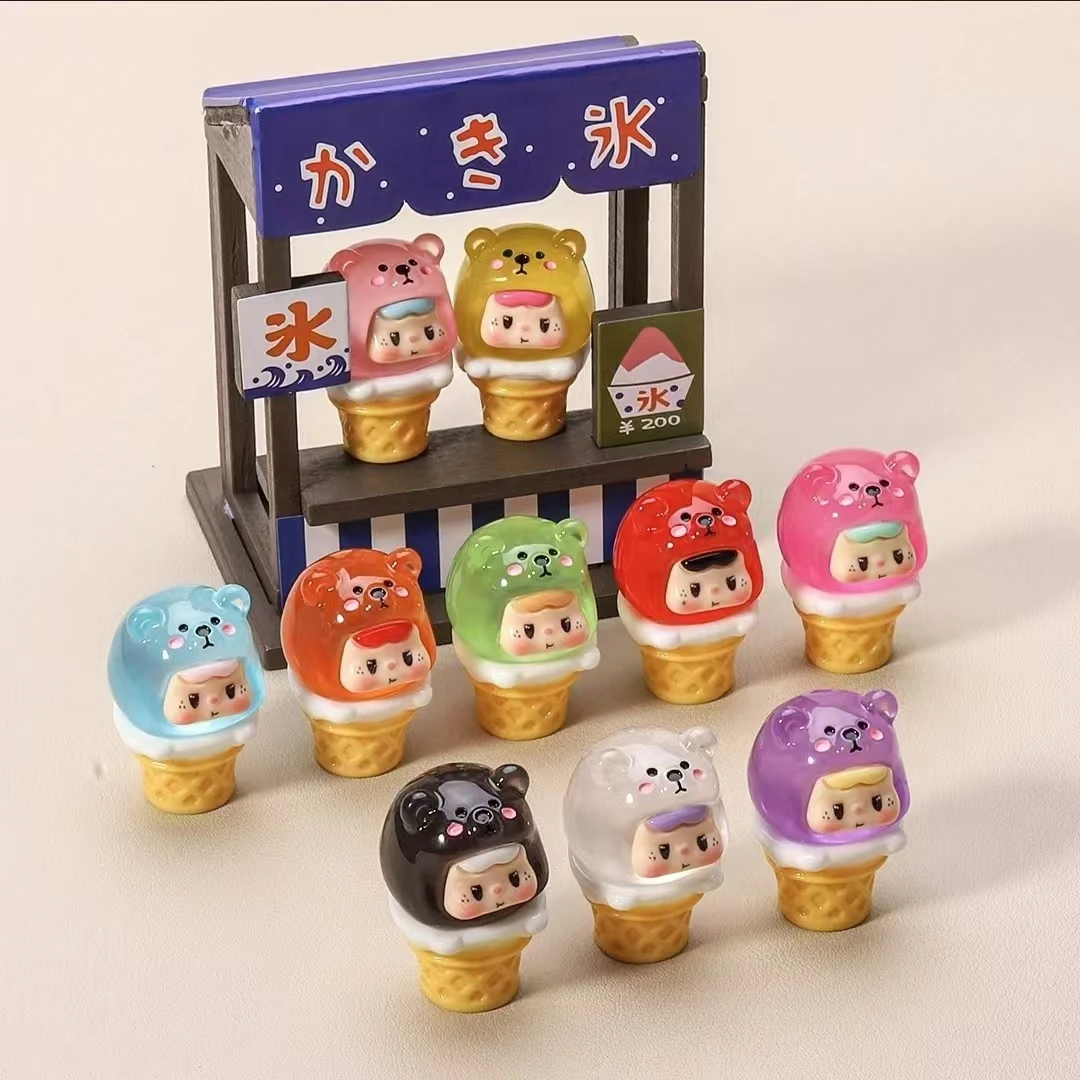 【直播拆】奶茶杯夜光冰淇淋饱饱Diy桌面文创礼品摆件