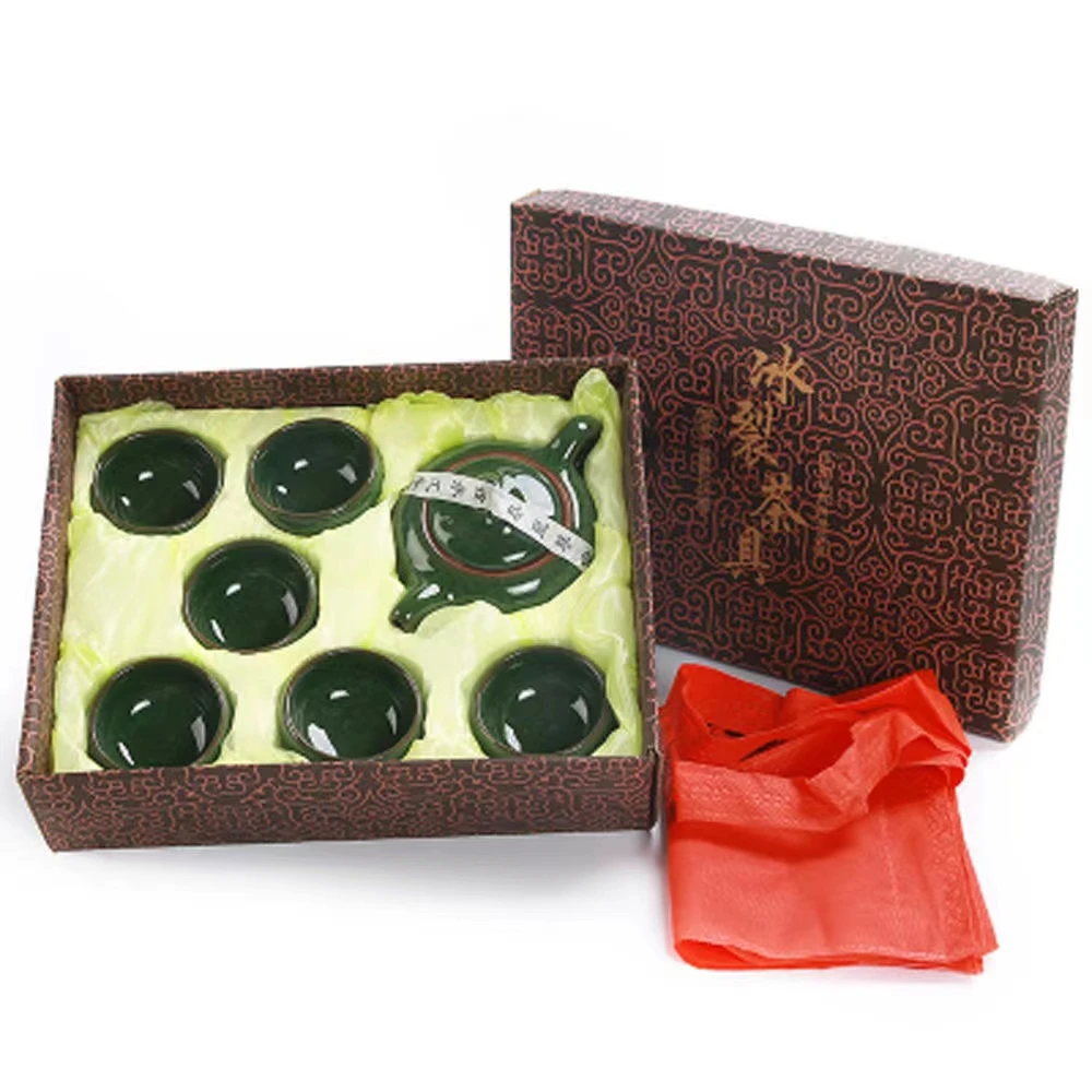 A 181冰裂纹遇水化冰茶具家用陶瓷礼盒装创意中式伴手礼精致茶道