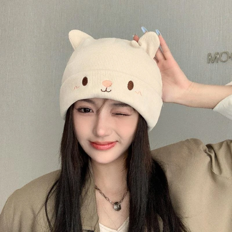 冬季软软糯糯睡帽女款晚上戴的柔软舒适防乱发无压感冬天睡觉帽子