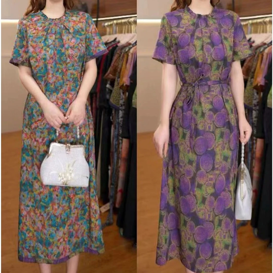 9071-21新款女士双面穿连衣裙