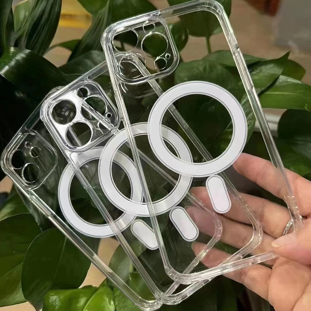苹果13通用磁吸透明保护壳全包防摔iPhone14Pro无线充电15pm神器