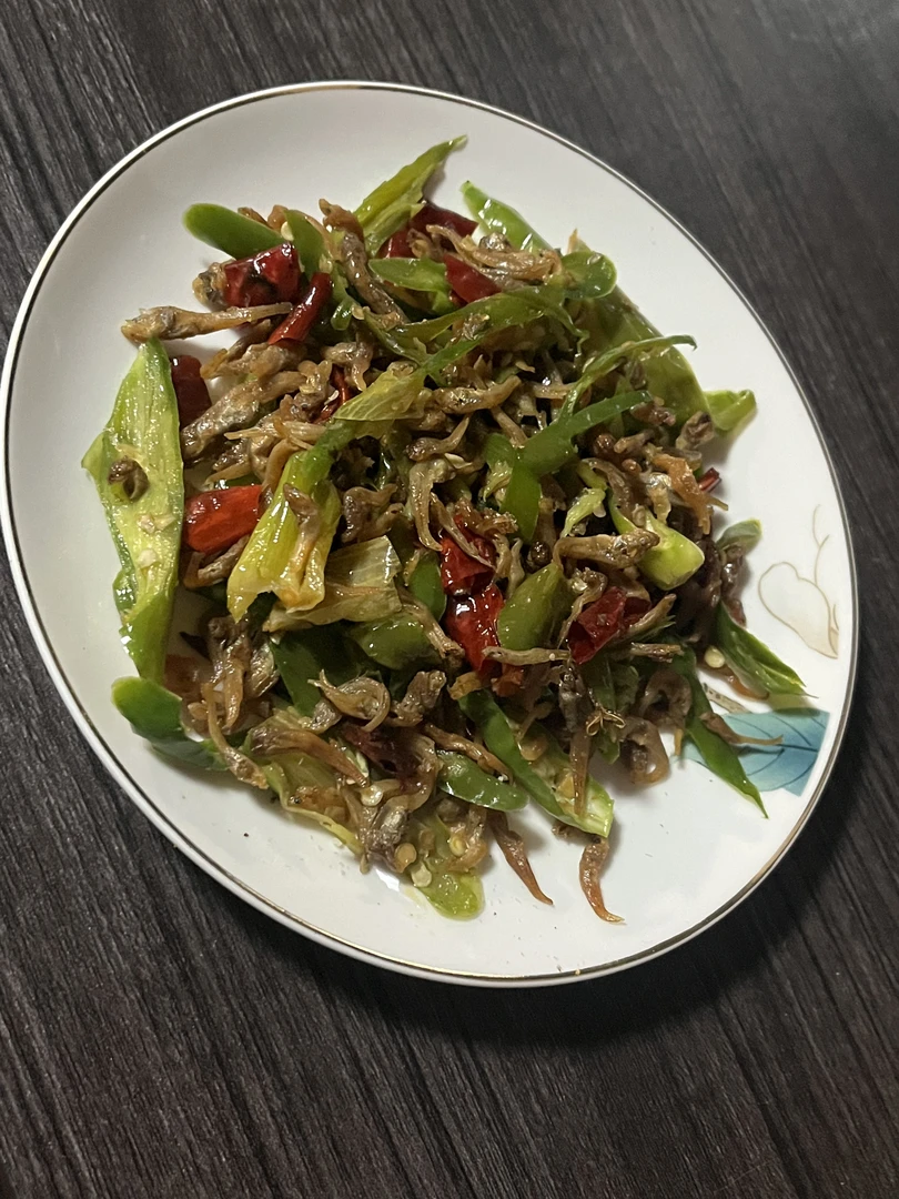 辣椒炒小鱼，小鱼炒辣椒，特辣，中辣，微辣