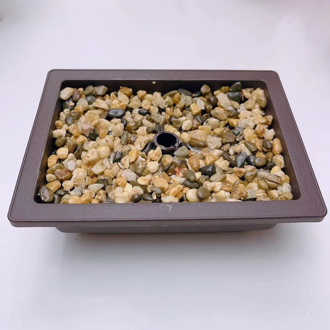 塑料花盆石子花盆 樱桃花盆，手工花专用花盆